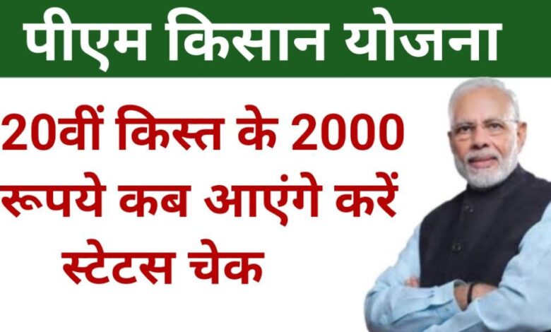 PM Kisan 20th Installment Status Check