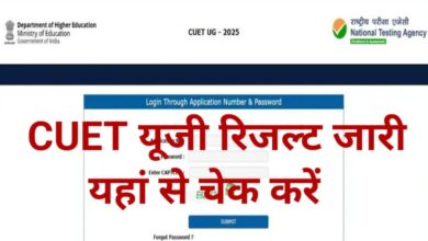CUET UG 2025 Result